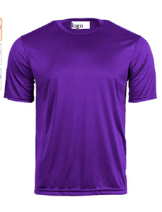 Camiseta de secado doble para hombre, camisetas de manga corta negra con cierre, 100% poliéster - Product Image 2