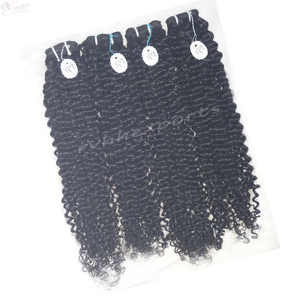 Pelo indio virgen, Color Natural, tejido rizado profundo, 100% humano, Natural - Product Image 3
