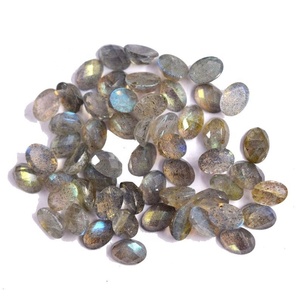 Cabujones ovalados de corte de rosa de labradorita Natural de 4x6mm, piedras curativas de cristal de calidad AAA para proveedor de joyería - Product Image 2