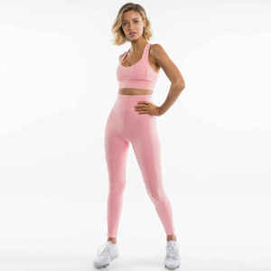 Mallas de ejercicio para mujer, conjunto de Yoga elástico para entrenamiento, gimnasio - Product Image 5