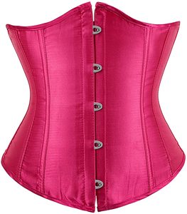 เครื่องรัดตัวหนังของผู้ใหญ่,คอร์เซ็ตรัดเอวผ้าซาตินขายส่งจากปากีสถาน - Product Image 4