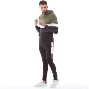 Survêtement en coton et polyester pour hommes, au prix de gros, vêtements de sport, ensembles de jogging pour hommes, vêtements d'hiver à la mode dans la rue, costume de jogging pour unisexe - Product Image 2