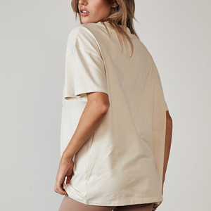 Camiseta OEM con cuello redondo para amantes de los jeans elegantes, nuevo estilo popular, 100% algodón puro, camiseta para mujer - Product Image 3