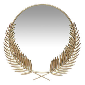 Miroir mural décoratif, miroir de maquillage en métal - Product Image 3