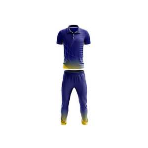 Dernière conception 100% polyester Cricket Jersey et pantalon Cricket uniforme pas cher prix Cricket uniforme - Product Image 5
