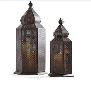 Unique Stylish New Metal Lantern <b>Home</b> & <b>Garden</b> Decor Handmade Eco-Friendly Custom Color Moroccan Design - Product Image 5