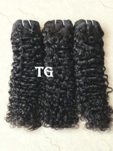 Extensiones de Cabello Humano Virgen Indio 100% Rizado Kinky Sedoso con Cutícula Alineada y Proceso de Vapor, Venta al por Mayor de Proveedor Indio - Product Image 3