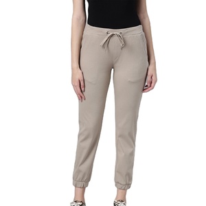 Slim Fit — jogging pour femme, avec Logo personnalisé de haute qualité, noir et Orange, vente en gros - Product Image 1