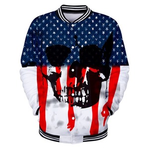 Wholesale High Quality Custom Sublimation Men's Casual Letterman Jacket - Product Image 4