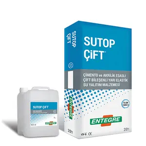 Cimento e acrílico-base, componente duplo, material de isolamento de água semi elástico-sutop cift melhor preço de qualidade