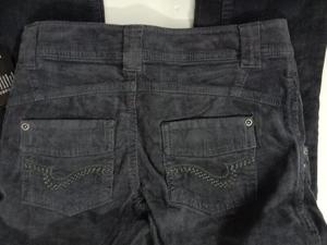 Pantalones de pana de algodón casuales y holgados para mujer, de marca original, excedentes de inventario, para otoño e invierno - Product Image 4