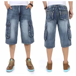 Neueste sammlung für upcomig 2021 jeans shorts stilvolle Design männer Sommer jeans shorts Mode Männer