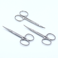 Ciseaux à cuticules professionnels de qualité chirurgicale en acier inoxydable, durables et tranchants, avec logo personnalisé, style classique, et pinces à sourcils
