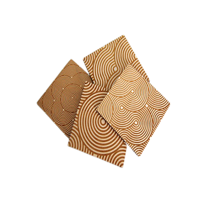 Ensemble de sous-verres en bois au design simple, qualité exclusive, taille personnalisée, pour la cuisine. - Product Image 2