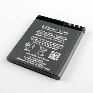Hot Selling Best selling Rechargeable Cell Phone BL-5F Battery For Nokia E65 Battery Price 3.7V 600mAh Mobile Phone Batteries