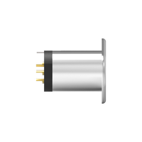 Connecteur industriel Nian-Yeong MD-06F1-01 Mini Din 6 broches 2A 12V femelle à montage sur châssis pour usage industriel TW - Température de fonctionnement -20~85°C