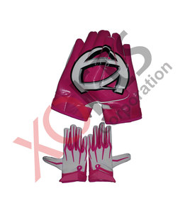 Gants d'équipe de Football, collants, professionnelle, noir et rouge, incrustés - Product Image 6