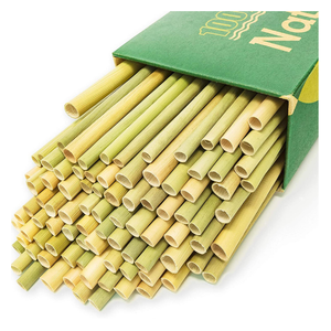 Paille à boire jetable vietnamienne Paille à boire en herbe verte Paille à boire naturelle pour l'exportation - Product Image 3