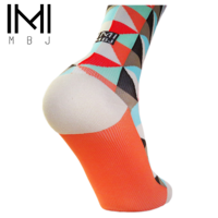 Chaussettes de badminton à compression personnalisées pour hommes Technics tricotés pour les sports d'automne