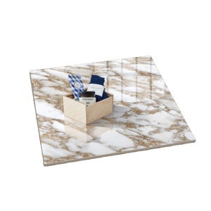 Hot <b>Sale</b> Modern Design Style Gloss White Ceramic Porcelain Floor Tiles Brown <b>Shade</b> Family with Rustic White Leading Supplier - Product Image 4