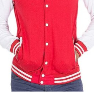 Classic College Baseball Jacket for Men Fashion Slim Fit Custom Logo Soft Cotton Fleece Varsity with Hoodie <b>Fur</b> Wool Shell - Product Image 3