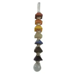 7 CHAKRA Tự Nhiên Chữa Bệnh Kim Tự Tháp STICK Hoặc WAND Với EMF Bảo Vệ Cho Tinh Thần Chữa Bệnh Mua Từ Farhancystal