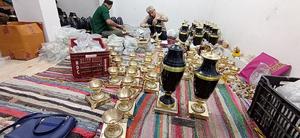 Suministros funerarios de urna de cremación, color negro, latón, muy grande - Product Image 4