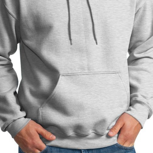 Pull à capuche à manches longues et épaules tombantes de haute qualité surdimensionné unisexe épais 100% coton à capuche pour hommes - Product Image 4