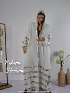 Robes Kimono brodées pour femmes, vêtements de plage décontractés, vente en gros - Product Image 4