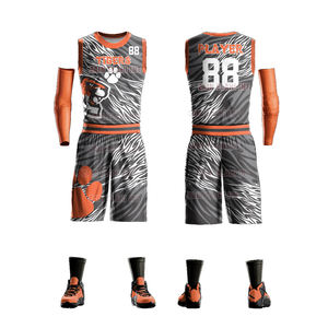 Camiseta de sublimación personalizada Reversible para jóvenes de alta calidad, pantalones cortos para hombres, estilo hecho en Pakistán, paquete de Oferta - Product Image 4