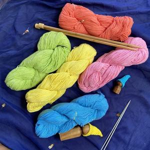 Hilo de Gran Venta de Fabricantes al por Mayor Hilo 100% Algodón para Crochet Hilo de Algodón de Verano para Tejer a Mano - Product Image 1