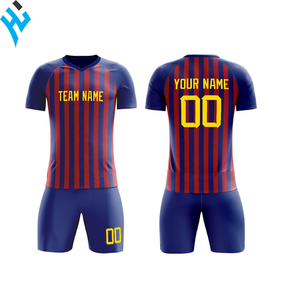 Maillot de football personnalisé unisexe bleu noir camouflage sublimé anti-humidité à manches courtes col classique élastique - Product Image 5