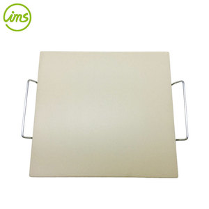 Heavy Duty Square <b>Ceramic</b> Pizza Stone For Oven - Product Image 2