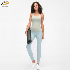 2022 Latest Design Women's XL Fitness <b>Leggings</b> High Quality <b>Silk</b> & Spandex Seamless Wear with Customized Logo Printing Wholesale - Product Image 3