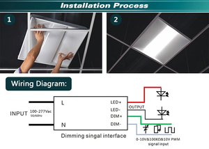 Thông Minh <span class=keywords><strong>Troffer</strong></span> <span class=keywords><strong>2X4</strong></span> Ft <span class=keywords><strong>Led</strong></span> <span class=keywords><strong>Troffer</strong></span> Ánh Sáng Trang Bị Thêm <span class=keywords><strong>Kit</strong></span> Dlc Được Liệt Kê Cct Và Quyền Lực Tunable Trắng Tùy Chọn - Product Image 5