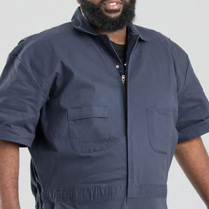 Combinaisons pour hommes de grande taille en coton à manches courtes pour hommes de travail industriel pour hommes 2022 - Product Image 4