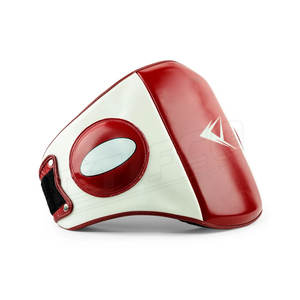 Protecteur de poitrine en cuir pour la boxe MMA Arts martiaux Kickboxing Fight Training avec coussin de ventre - Product Image 6