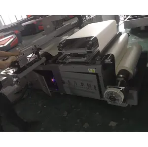 UV Printer Inkjet Lk1000 untuk Cangkir Kopi Tepat Lokalisasi Forr Roller. G5 Kepala 2 + 1. CMYK + W