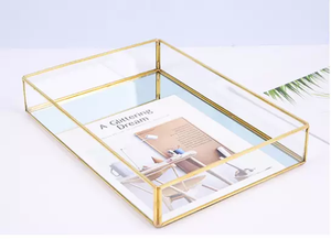 Estante de exhibición de metal en diseño de marco de joyería de regalo para uso de bandeja de servicio de fiesta - Product Image 3