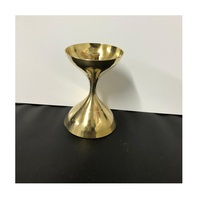 Bougie artisanale en laiton, parfumée à la rose, personnalisable, longue durée de combustion, réutilisable, traditionnelle pour Diwali, Noël, Deepak, Diya, Puja