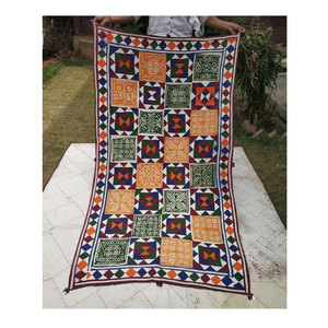 Qualité Travail Vieux Pakistanais Kantha Couverture De Lit Simple, 60x90 "Taille Patch Travail Vintage Kantha Quilts Home Decor - Product Image 1