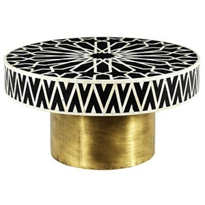 Intarsio osso tavola rotonda marocchino Tavolino - Product Image 4