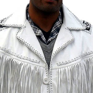 Chaqueta de Cuero Vaquera para Hombre, Estilo Casual, Entallada, para Invierno, Estilo Urbano, Hecha en Pakistán, Superventas - Product Image 3