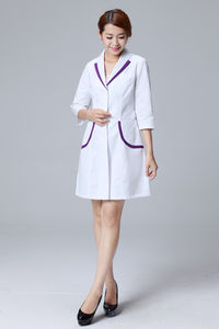 Uniforme de salon de beauté professionnel, uniforme de serveur de salon de beauté, manteau d'esthéticienne à manches mi-longues - Product Image 3