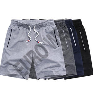 Short à fermeture éclair en coton molletonné et polyester classique vintage pour hommes, logo personnalisé, style rue principale, prix de gros - Product Image 1