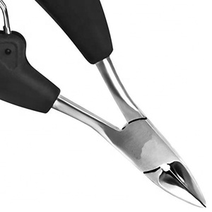 Single Spring Stainless Steel ToeNail Cutter Clipper with Soft Handle Grip New Curved Blade for Personal Care - Product Image 3