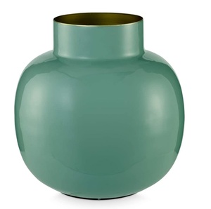 แจกันโลหะกลมเขียว25ซม. สำหรับตกแต่งบ้าน - Product Image 2