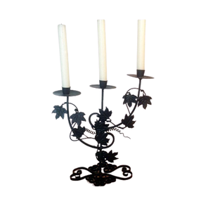 Candélabre en aluminium de couleur noire, qualité supérieure, support de bougie pour mariage et fiançailles - Product Image 5