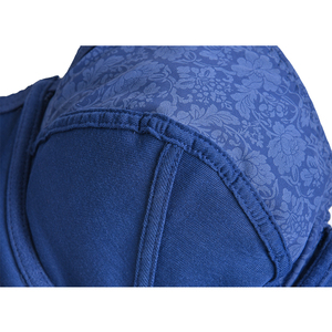 <span class=keywords><strong>Reggiseno</strong></span> di <span class=keywords><strong>cotone</strong></span> Ultra-sottile taglie forti per donna stile quotidiano modello solido collo alto senza cuciture <span class=keywords><strong>con</strong></span> <span class=keywords><strong>ferretto</strong></span> imbottito <span class=keywords><strong>reggiseno</strong></span> - Product Image 2