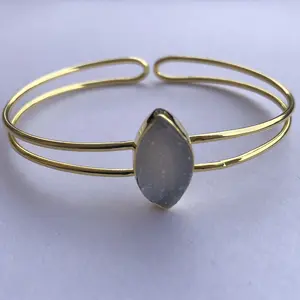 White Sugar Druzy Marquise Bangle Bracelets Jewelry from Wholesale Manufacturer Shop Online at Factory Price Alibaba India 2024